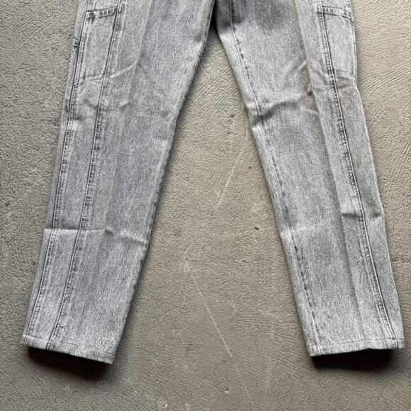 Deadstock 90s Dockers Jeans Black 29x32 Pleated Denim Levi’s Baggy Acid Vintage - Picture 4 of 16